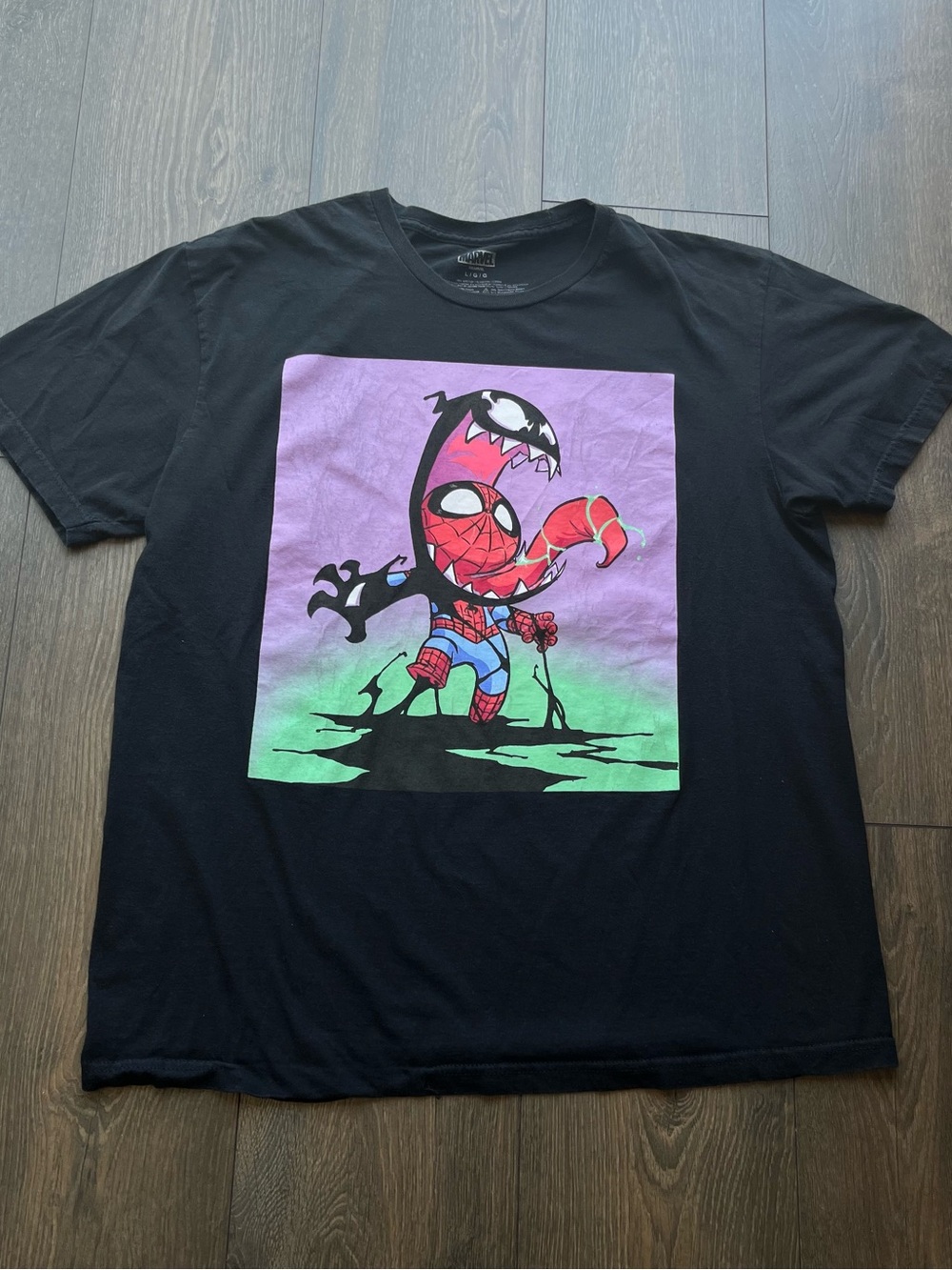 Marvel Short Sleeve Spider-Man & Venom Graphic Tee